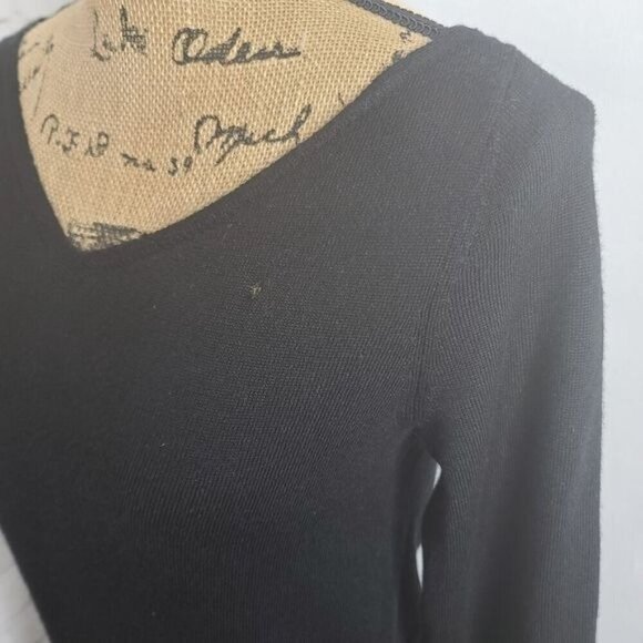 Club Monaco Tamila Black Fringe Boho Dress - Picture 8 of 9